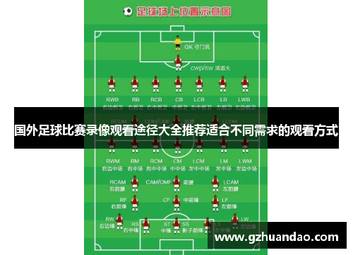 国外足球比赛录像观看途径大全推荐适合不同需求的观看方式